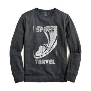 Crewcuts Kids Gray Long Sleeve Graphic Tee Size XS 4/5